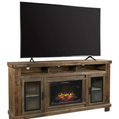 Sawyer 79″ Highboy Fireplace TV Console