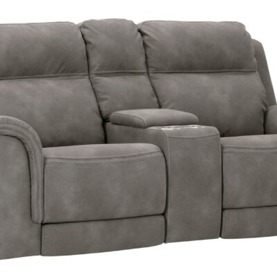 Next-Gen DuraPella Pwr Reclining Loveseat with Adj Headrests