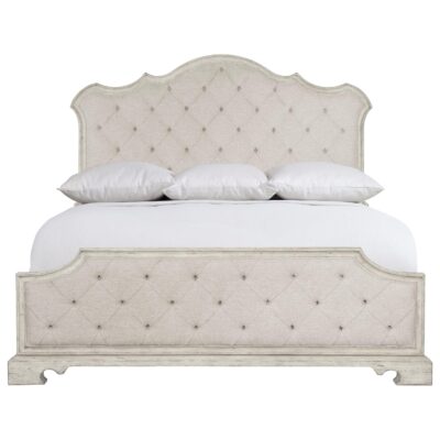 Mirabelle King Upholstered Panel Bed