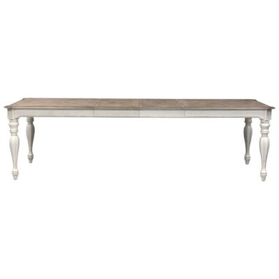 Magnolia Manor Rectangular Leg Table with Leaf