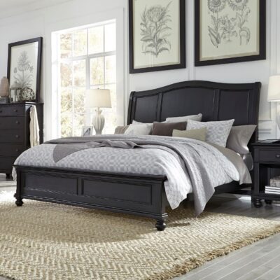 Oxford King Sleigh Bed