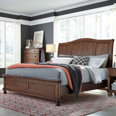 Oxford King Sleigh Bed