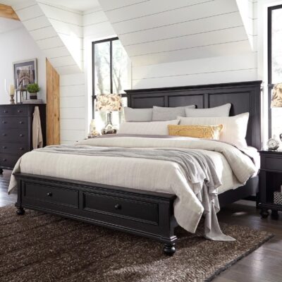 Oxford Queen Panel Storage Bed