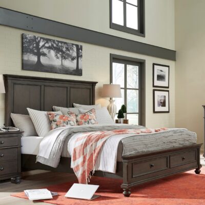 Oxford Queen Panel Storage Bed