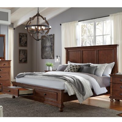 Oxford Queen Panel Storage Bed