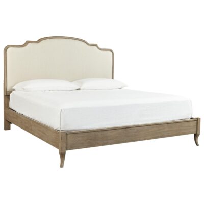 Provence King Upholstered Panel Bed